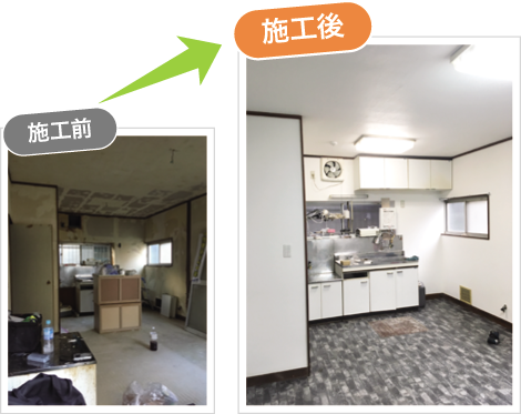 改修工事 改修工事